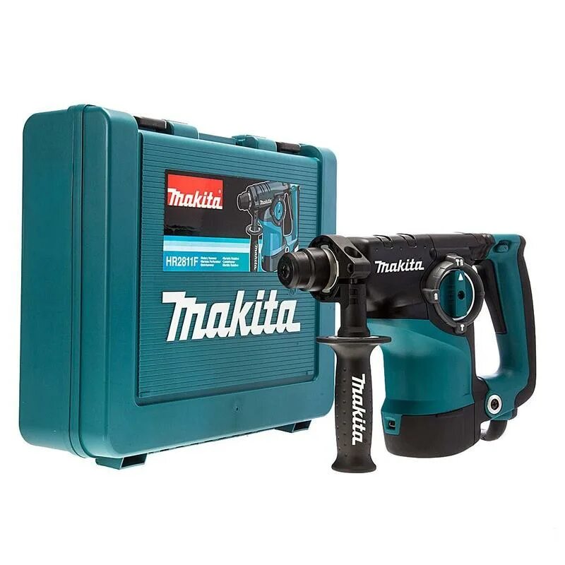 Перфоратор сетевой makita. Makita HR 2811. Перфоратор Makita hr2811f (800вт, 3реж, 2,9дж). Перфоратор Макита 2 режимный. Перфоратор Макита 25 джоулей.