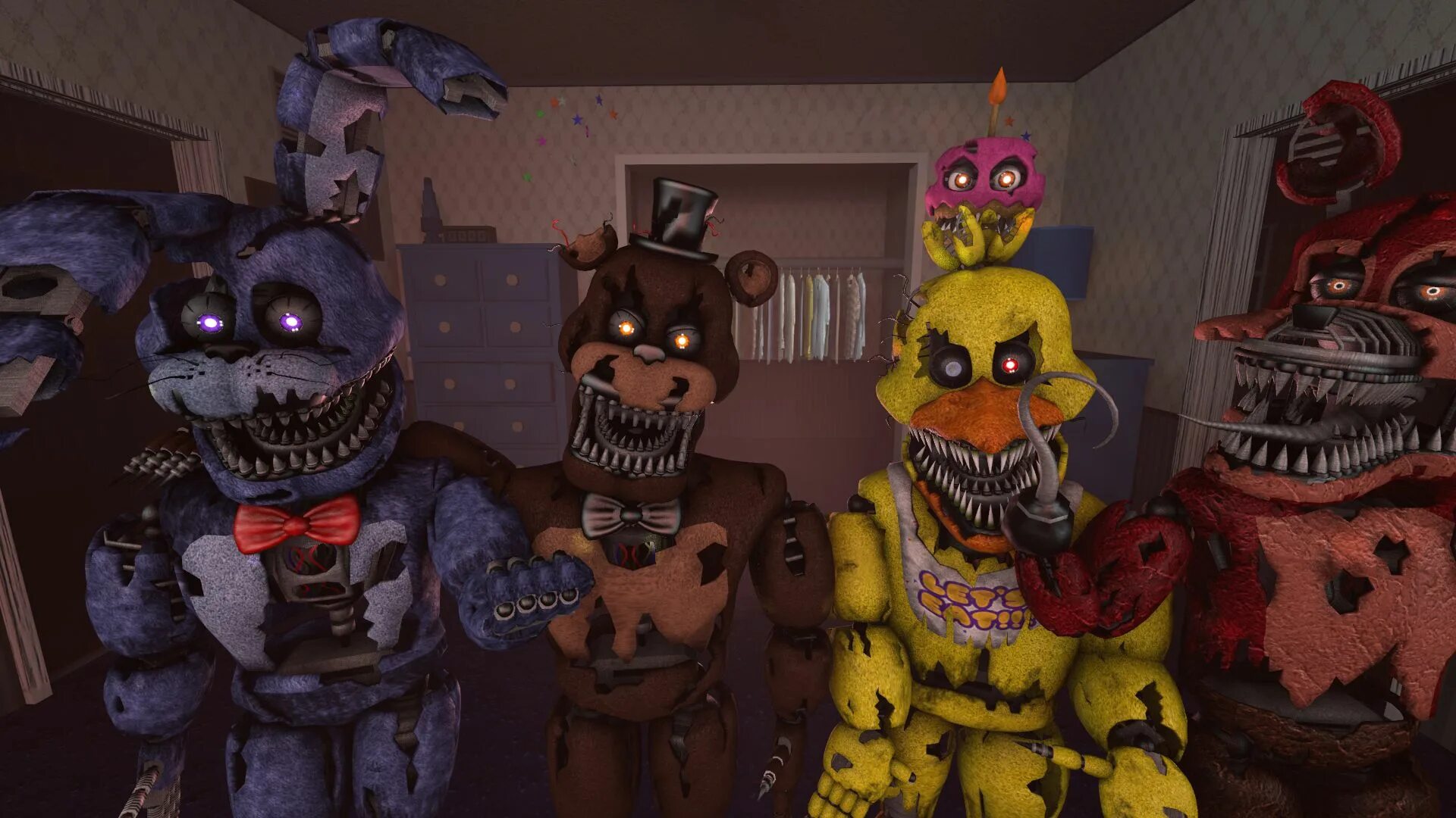 Игра five nights at freddys 4