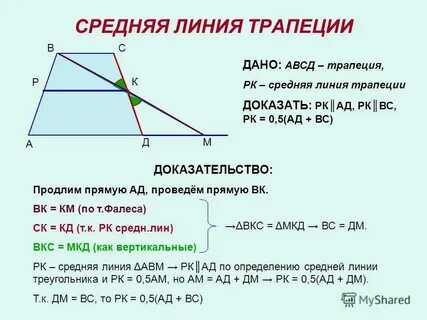 Точка равноудаленная от сторон трапеции