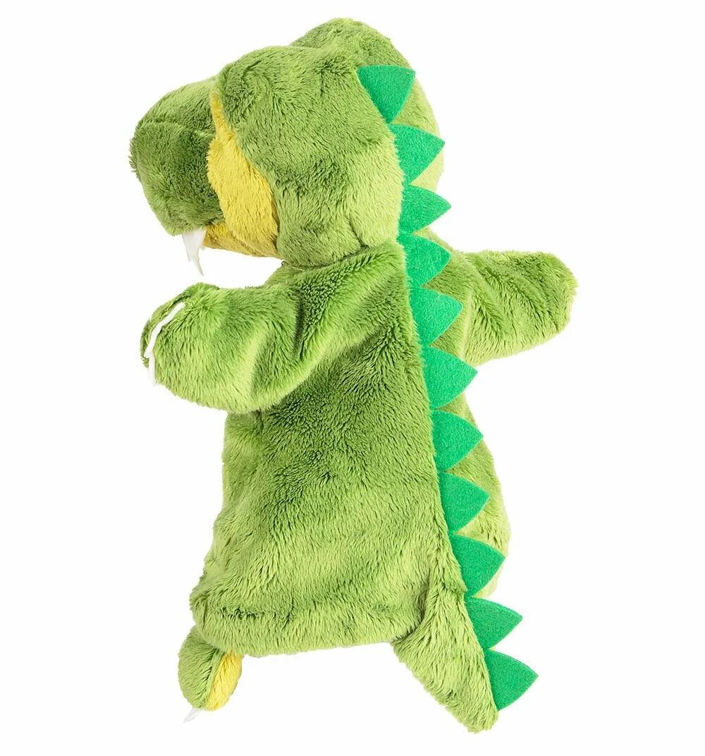 Динозавр на руку. Trudi игрушка на руку дракон, 29968. Руки динозавра. Динозаврик на руку. Динозаврик мятного цвета с очками игрушка.