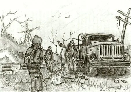 Рисунок зомби апокалипсис