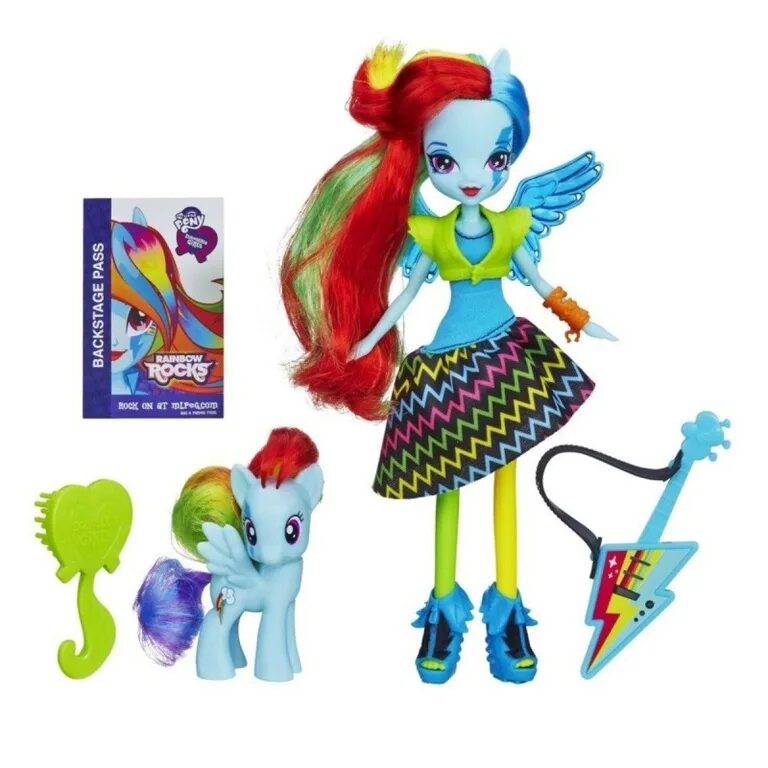 кукла радуга дэш эквестрия герлз