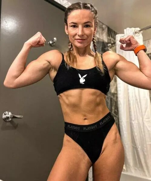 UFC beauty Maryna 'Iron Lady' Moroz stuns in bikini for sexy photoshoot as she l
