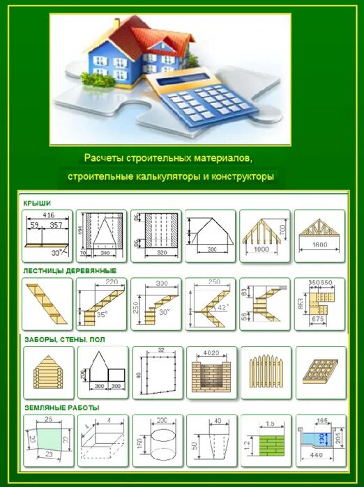 Рассчитать стройматериалы