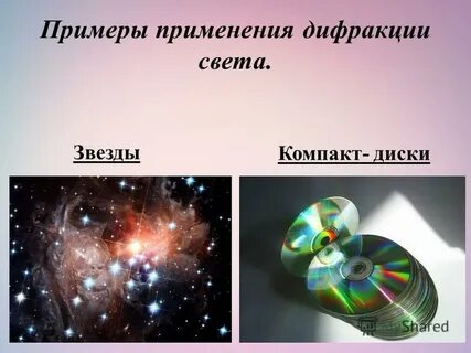 Дифракция в нашей жизни проект