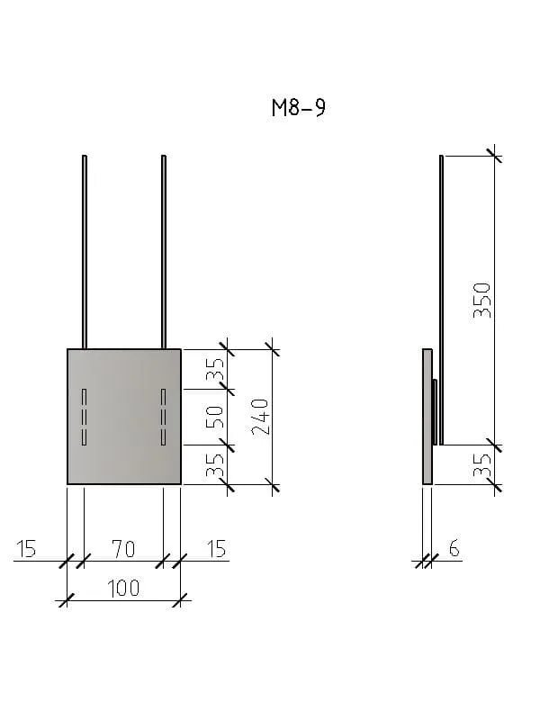 Закладная мм1. Закладная мм1