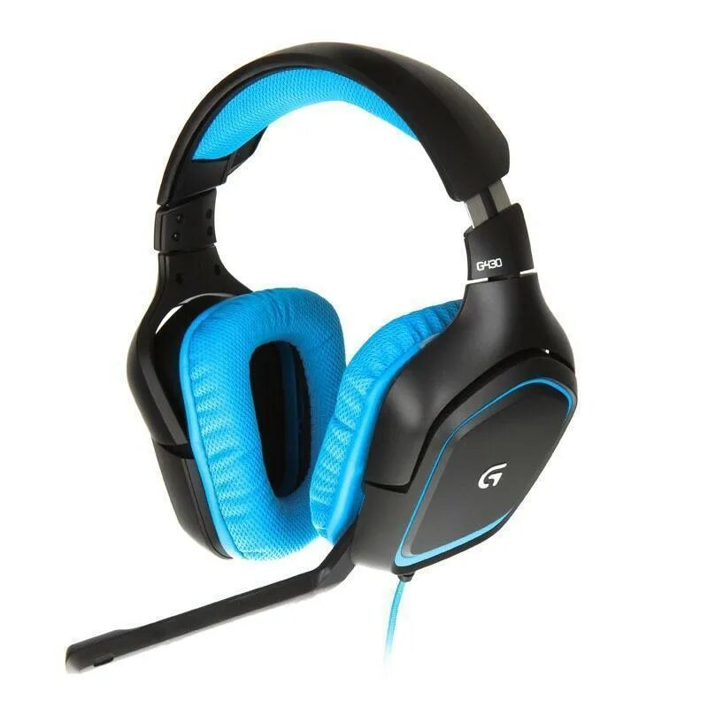 Наушники Logitech g430. G535 Logitech наушники. Logitech g g430 Surround Sound Gaming Headset. Наушники логитеч синие. Logitech gaming headset