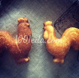 Рецепт как сделать в формочках петушки