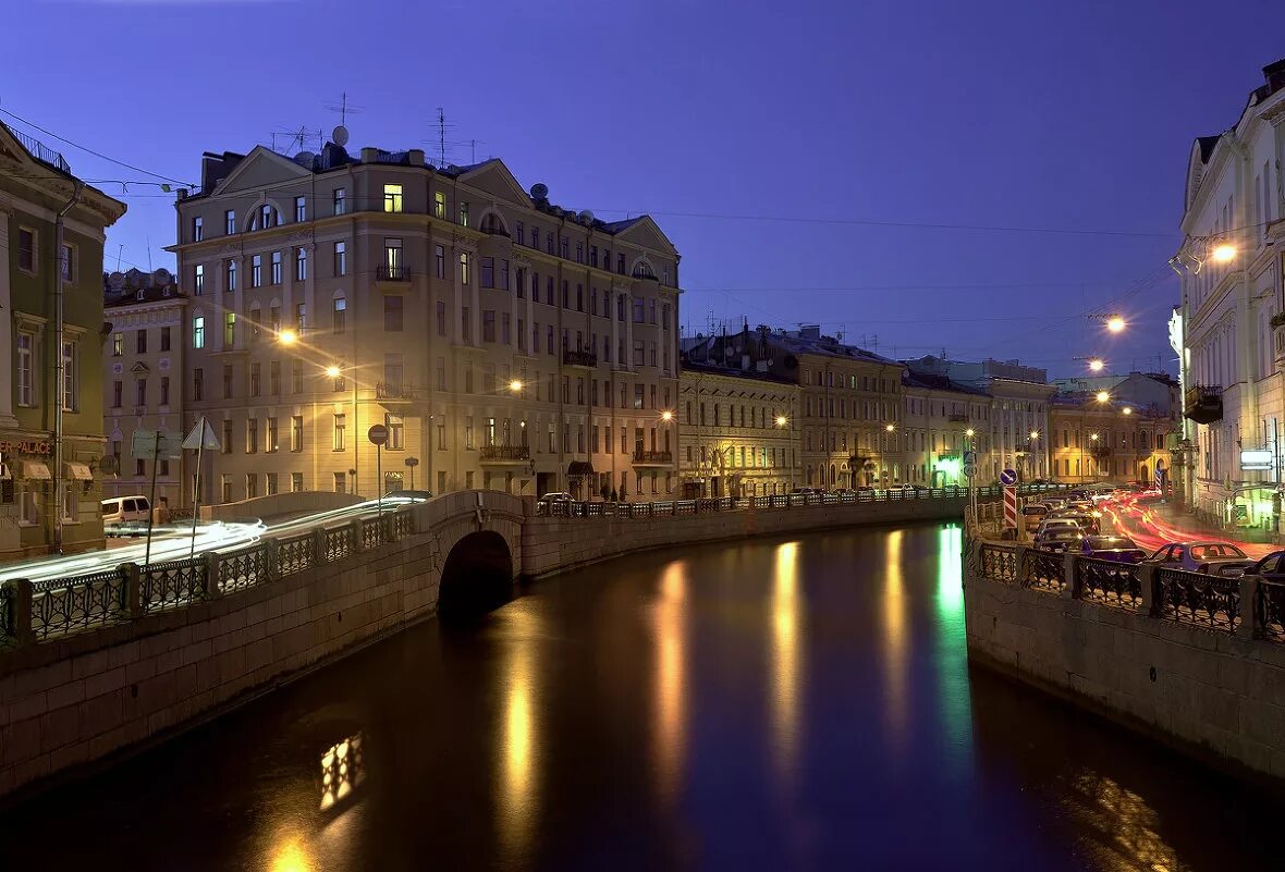 Mansarda near Hermitage in Russia
