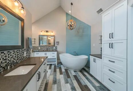 The bathroom is the kitchen
