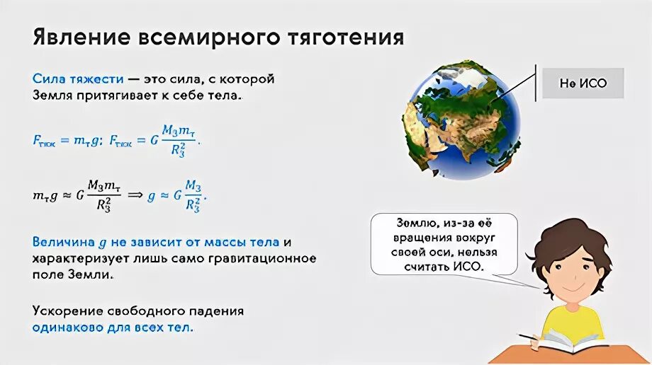 Земля свободное падение