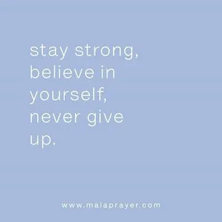 Stay believe