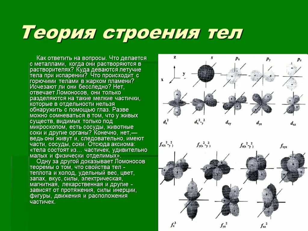 Живое значит обладающее. Теория строения тел. Теория строения тел Ломоносова. Ломонов теория строения тел. Ломоносов физика.