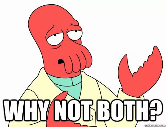 Why not less. Зойдберг мем. футурама мем. why not both. мем why not both.