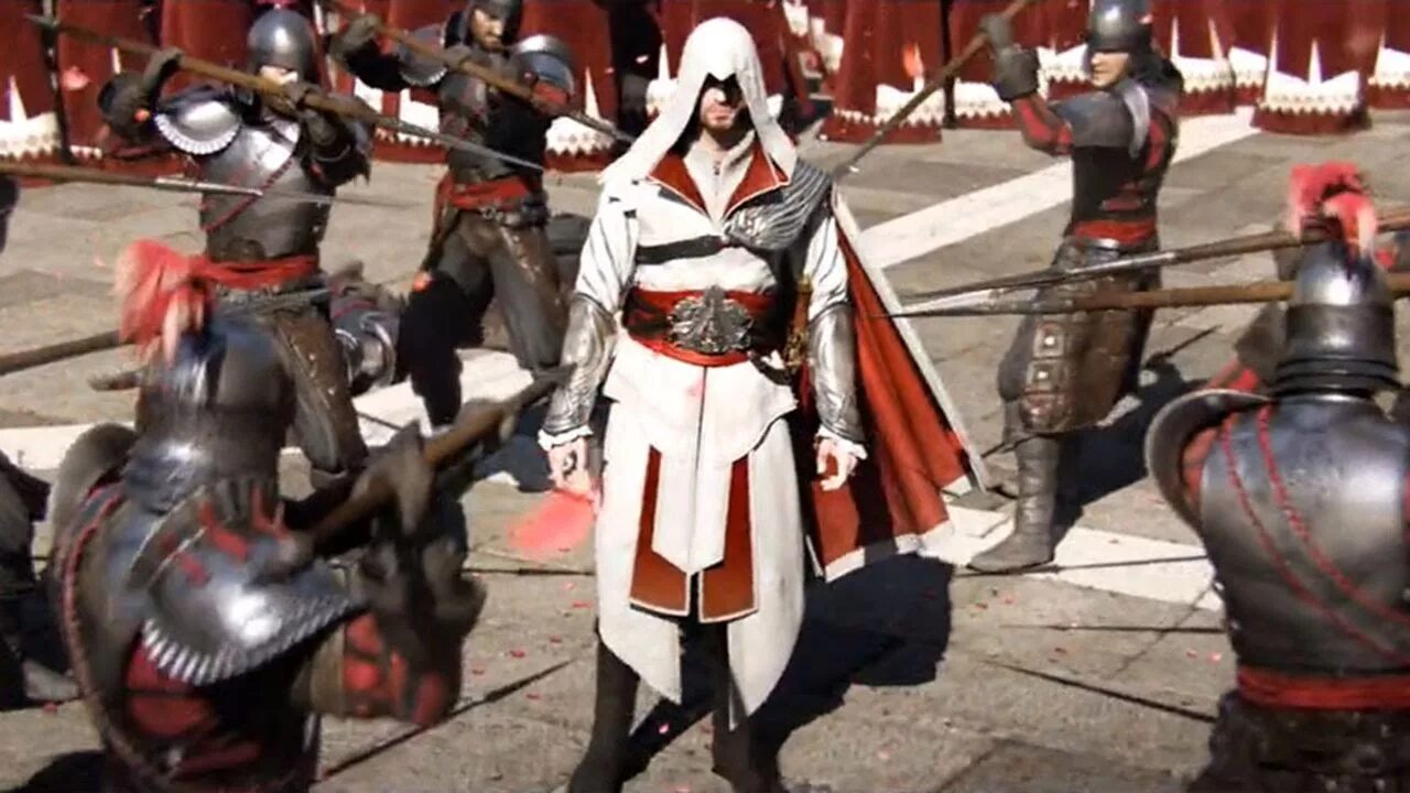 Assassin s creed mac. Швейцарские гвардейцы assassin`s creed brotherhood. assassin&#039;s creed 2 brotherhood папские гвардейцы. стражники assassins creed 2.