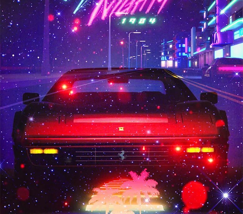 Ferrari Testarossa Miami Nights 1984. Miami Nights 1984 группа. Ocean Drive Miami Nights 1984.