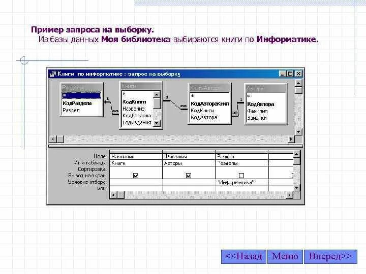 Запрос это в информатике база данных. Запросы базы данных примеры. Запросы на выборку данных. Формирование запросов на выборку данных.