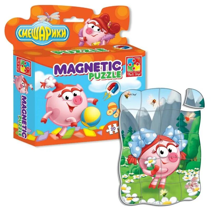 Пазл vladi toys смешарики - нюша и бараш (vt1103-39), 12 дет. Игрушки для купания смешарики "нюша и бараш" (набор 2шт) 3045316. Пазл vladi toys смешарики. Пазл vladi toys смешарики (vt1102-10), 24 дет. Пазл vladi toys смешарики - крош (vt3205-42), 12 дет.