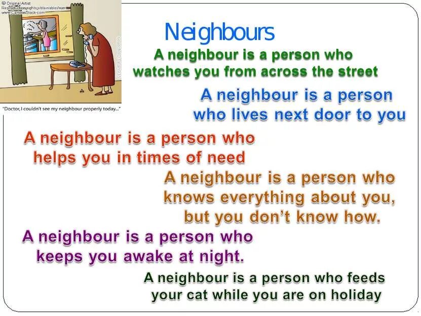 What are they doing картинка для описания. Картинки про соседей сверху. What did your neighbours do. What did your neighbours do. Describe what they were doing yesterday.