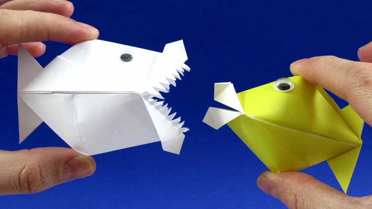 Оригами рыба. Оригами рот. Оригами рыбка из бумаги. Оригами рыбка с открывающимся ртом. Говорящее оригами