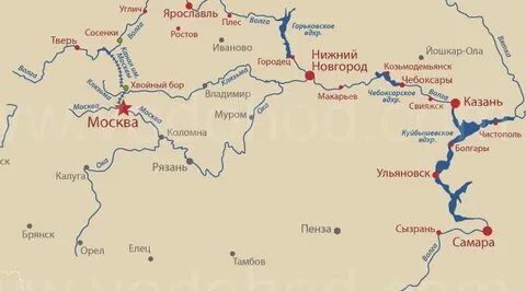 Углич тверь расстояние