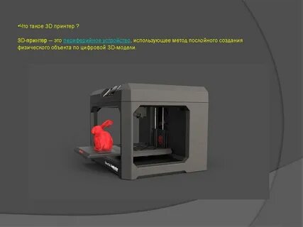 Проект по информатике 3д принтеры