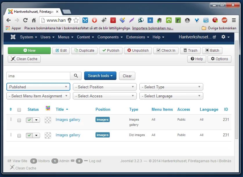Joomla модуль в модуле. Где в джумле модуль &quot;материал&quot;.