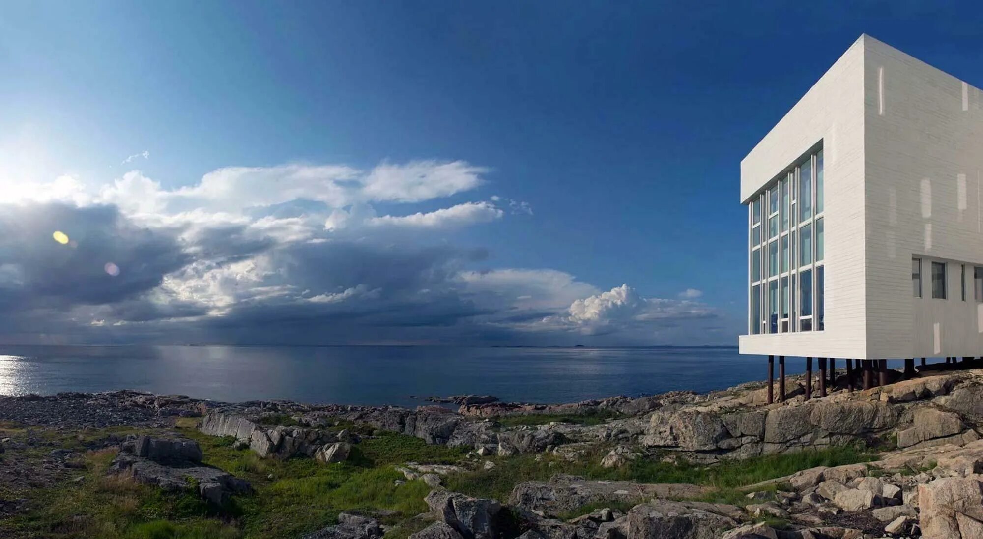 «Fogo Island Inn», Канада. Отель Фого Айленд. Отель « Fogo Island Inn», Newfoundland. Fogo Island Flats, Newfoundland. Island inn