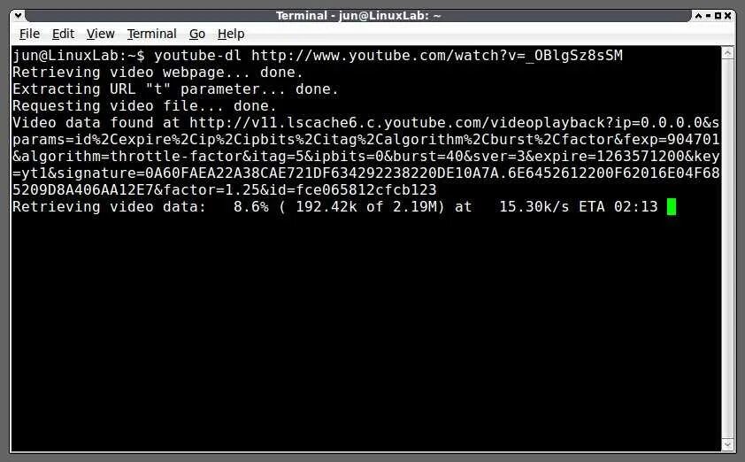 Ubuntu cmd