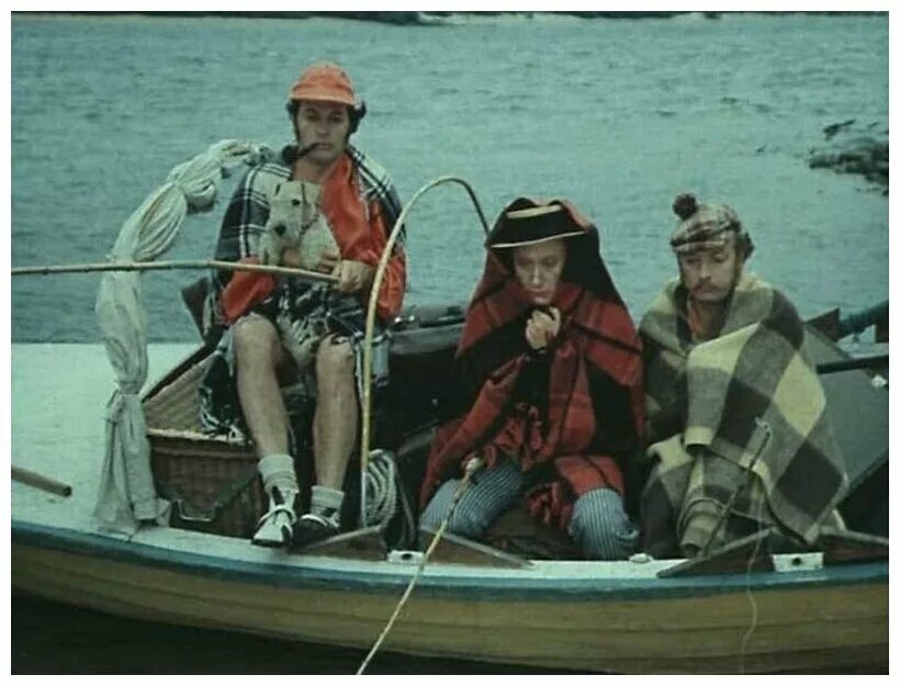Трое в лодке не считая собаки год. Трое в лодке не считая собаки Ширвиндт. Трое в лодке Миронов Ширвиндт.