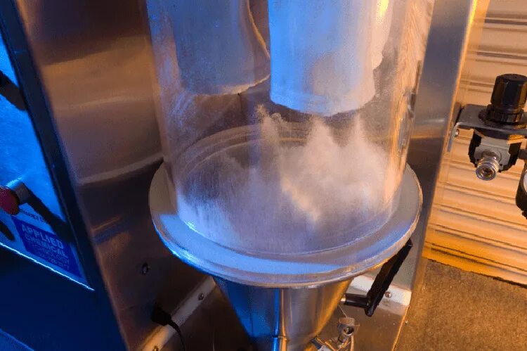 Coating article. Fluidized bed powder coating equipment. thermal processing. кемикал технолоджис плиты. granulation chamber.
