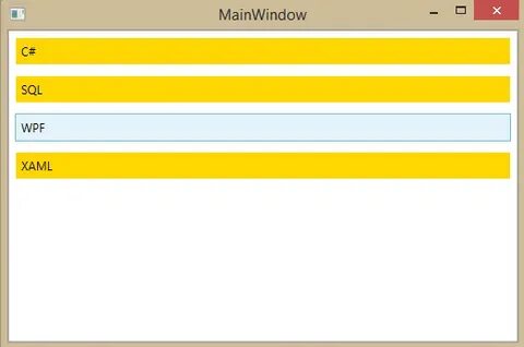 Wpf triggers