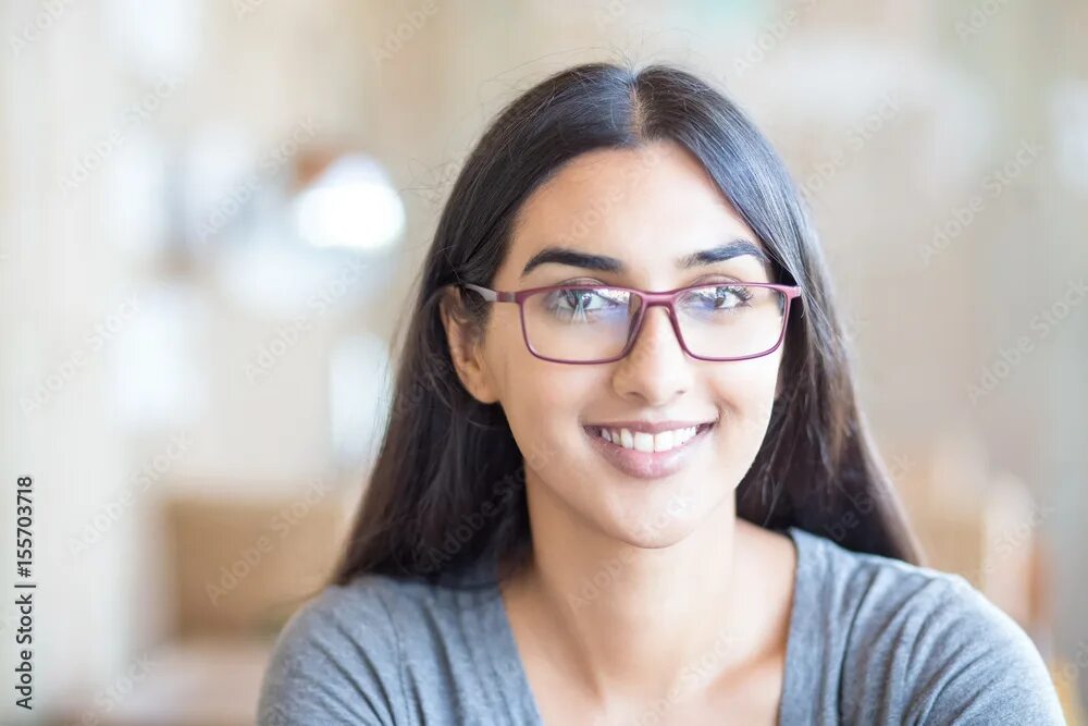 The smile in her eyes