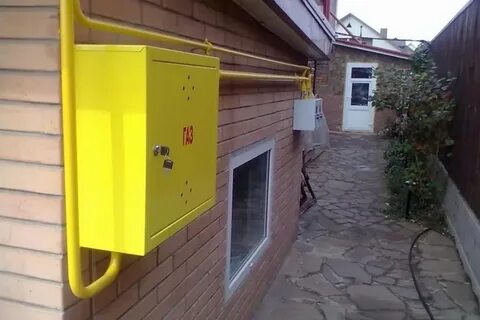 Газовая труба на участке соседа