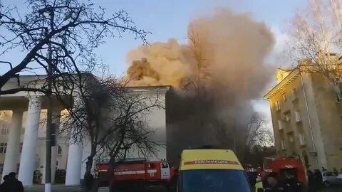Пожар в орджоникидзе