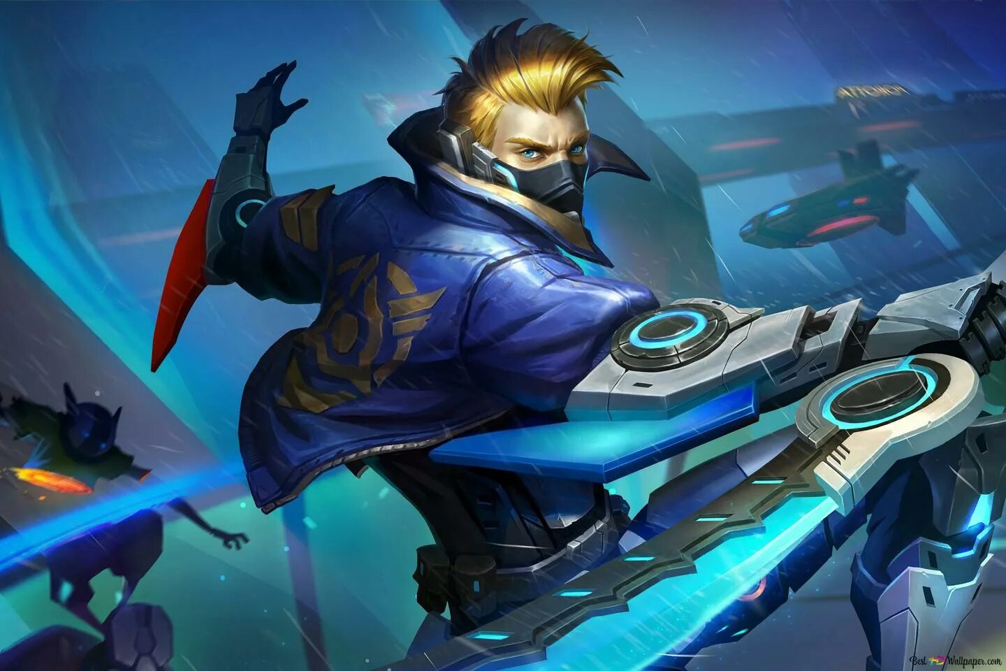 Мобайл ледженс игры будущего. Хаябуса mobile legends. mobile legends bang bang хаябуса. хаябуса mobile legends скин. хаябуса мобайл легенд обои.