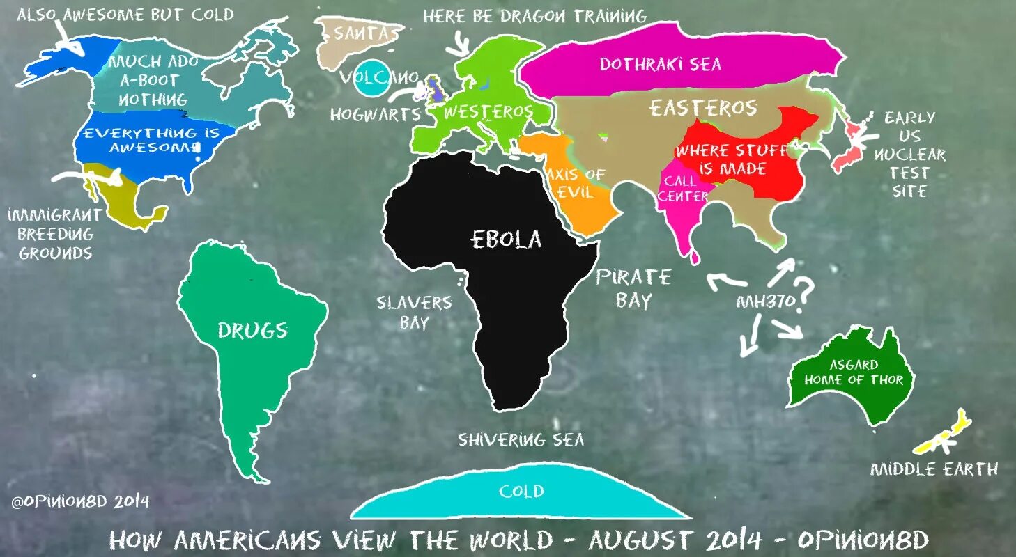 In the world but also. Countries stereotypes. stereotypes map. the world according to americans. world map funny.