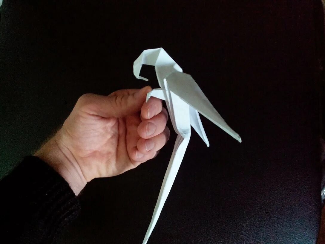 Сделать 1 из бумаги. Оригами. Оригами попугай. Штуки из бумаги. Прикольные штуки из бумаги.