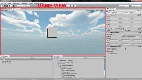 Управление в unity