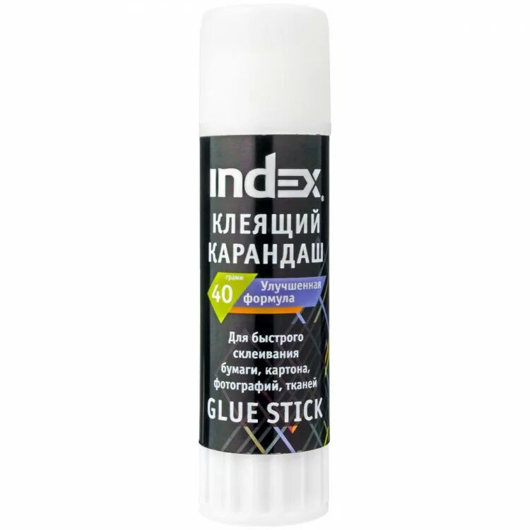 Index 40. Клеящий карандаш. клей канцелярский карандаш. окпд клей карандаш. карандаши index.