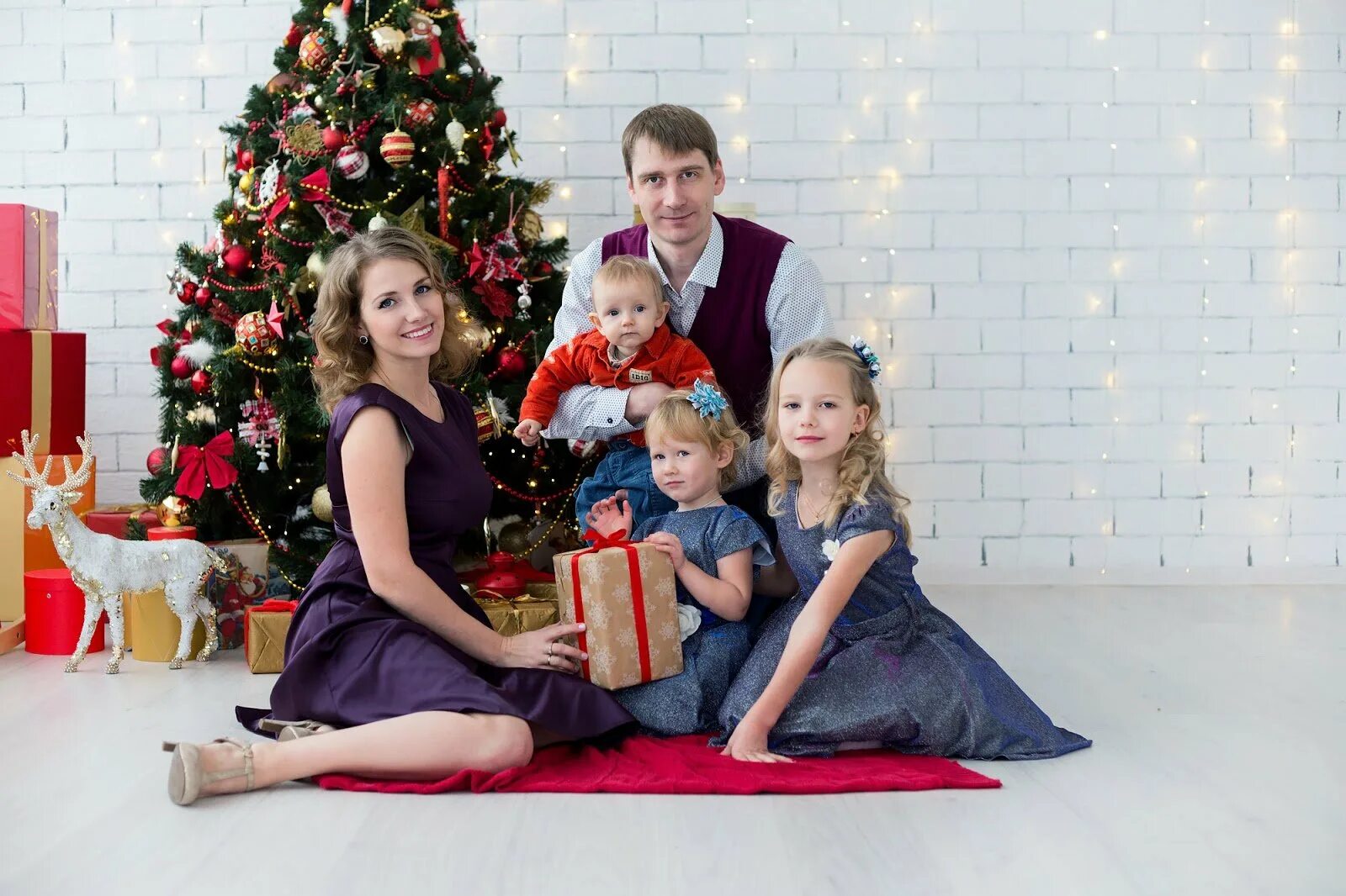 С новым годом многодетную семью