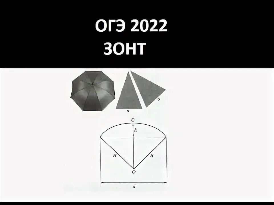 ОГЭ по математике 2022 зонтик. Зонты ОГЭ 2022. Задача про зонт ОГЭ. ОГЭ задание с зонтом. Зонтики огэ 9