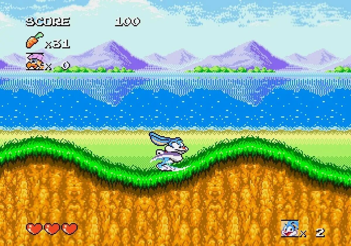 Tiny toon игра. Tiny toon Adventures Sega. Игра tiny toon Adventures: Busters hidden Treasure. Игра на Sega tiny toon.