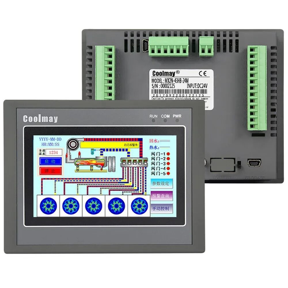 HMI PLC. PLC панель управления 485. Controller - HMI-3. Контроллер HMI VR 0-10v Arwe.