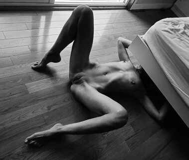 hiding nude naked erotic body sensual sexy.