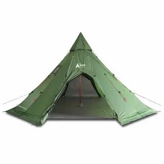 Megahorn XL Tipi (8P) Wood Stove Tent Tent, Tent stove, Portable tent