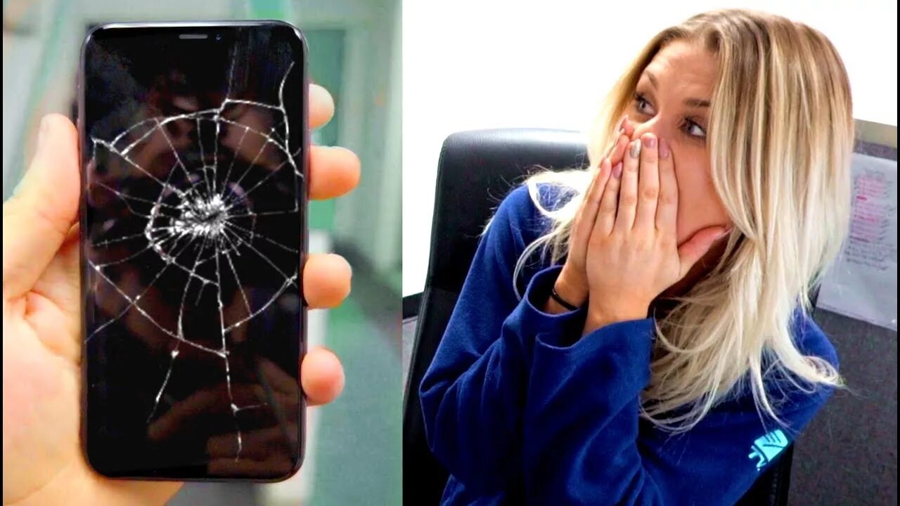 Разбил девушке телефон