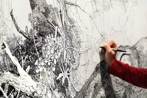 Писать картины тушью Autopmspb.ru