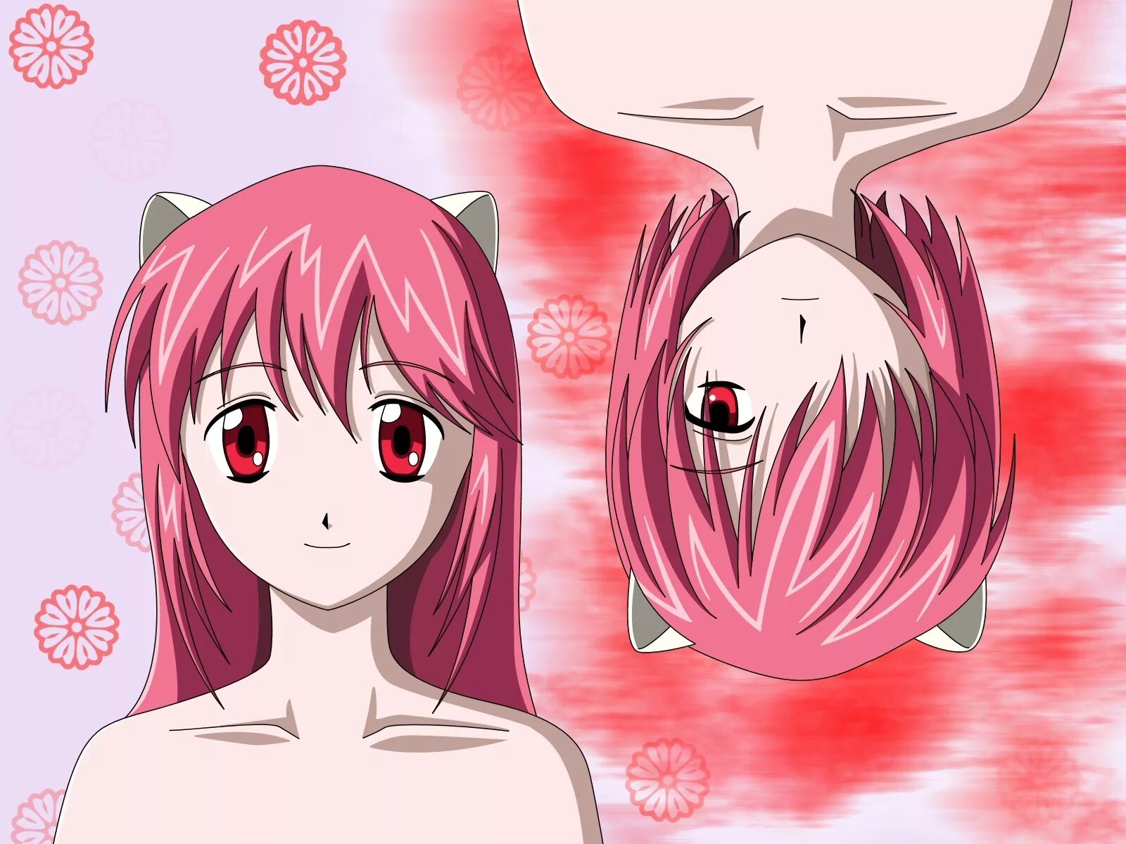 Эльфийская песнь персонажи. Эльфийская песнь  elfen lied. люси аниме эльфийская песнь.