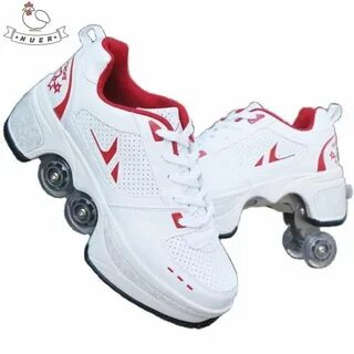 Wheelies half shoe half roller skate
